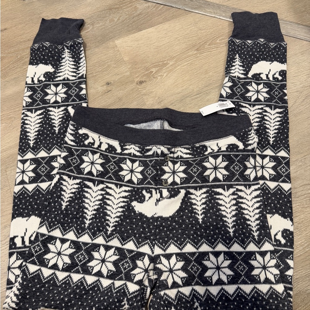 Old Navy Black and White Pajama Pants
